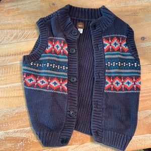 Boys 4-5t knit Tea vest